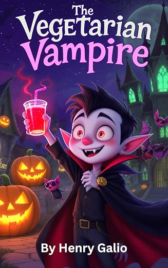 Cover of The Vegetarian Vampire (Monster Misfits 2) by Henry Galio